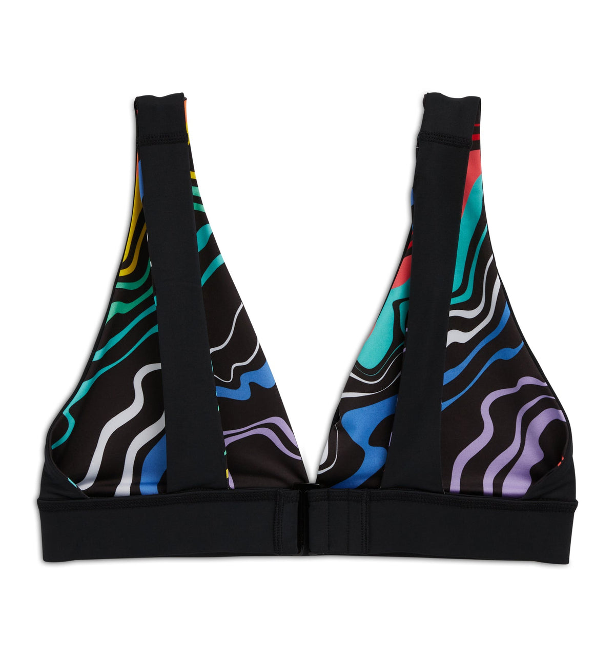 TomboyX Swim Reversible Plunge Top - Making Waves