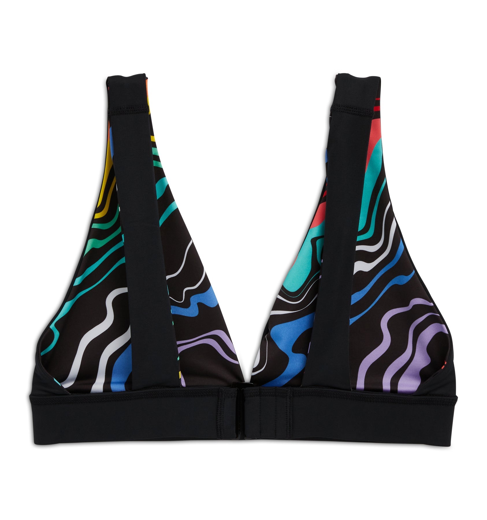 TomboyX Swim Reversible Plunge Top - Making Waves