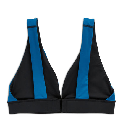 TomboyX Swim Reversible Plunge Top - Marina Blue