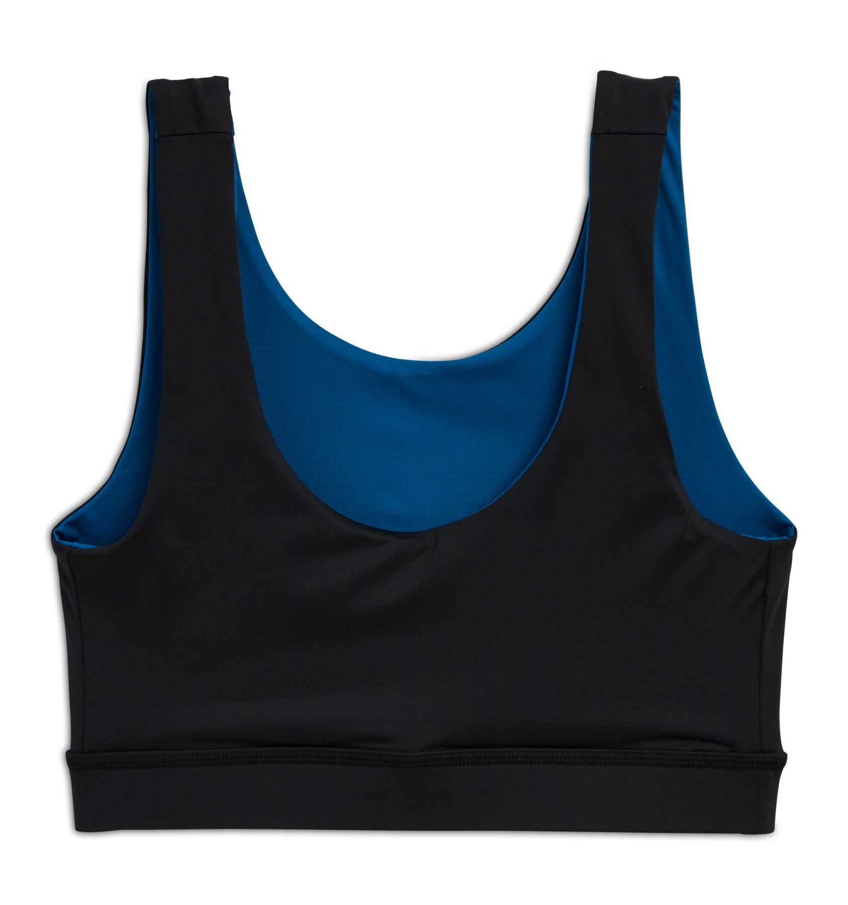 TomboyX Swim Reversible Sport Top - Marina Blue