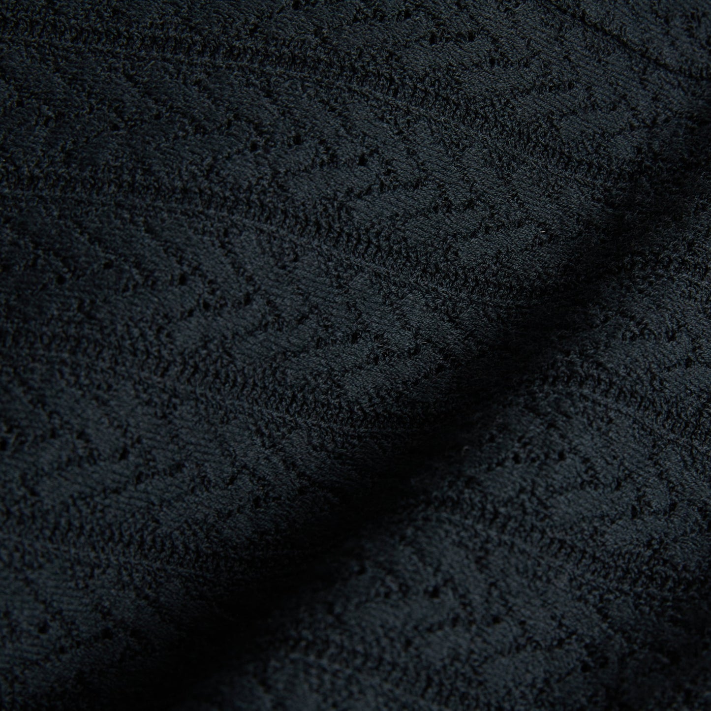 TomboyX Crochet Cabana Shirt - Black