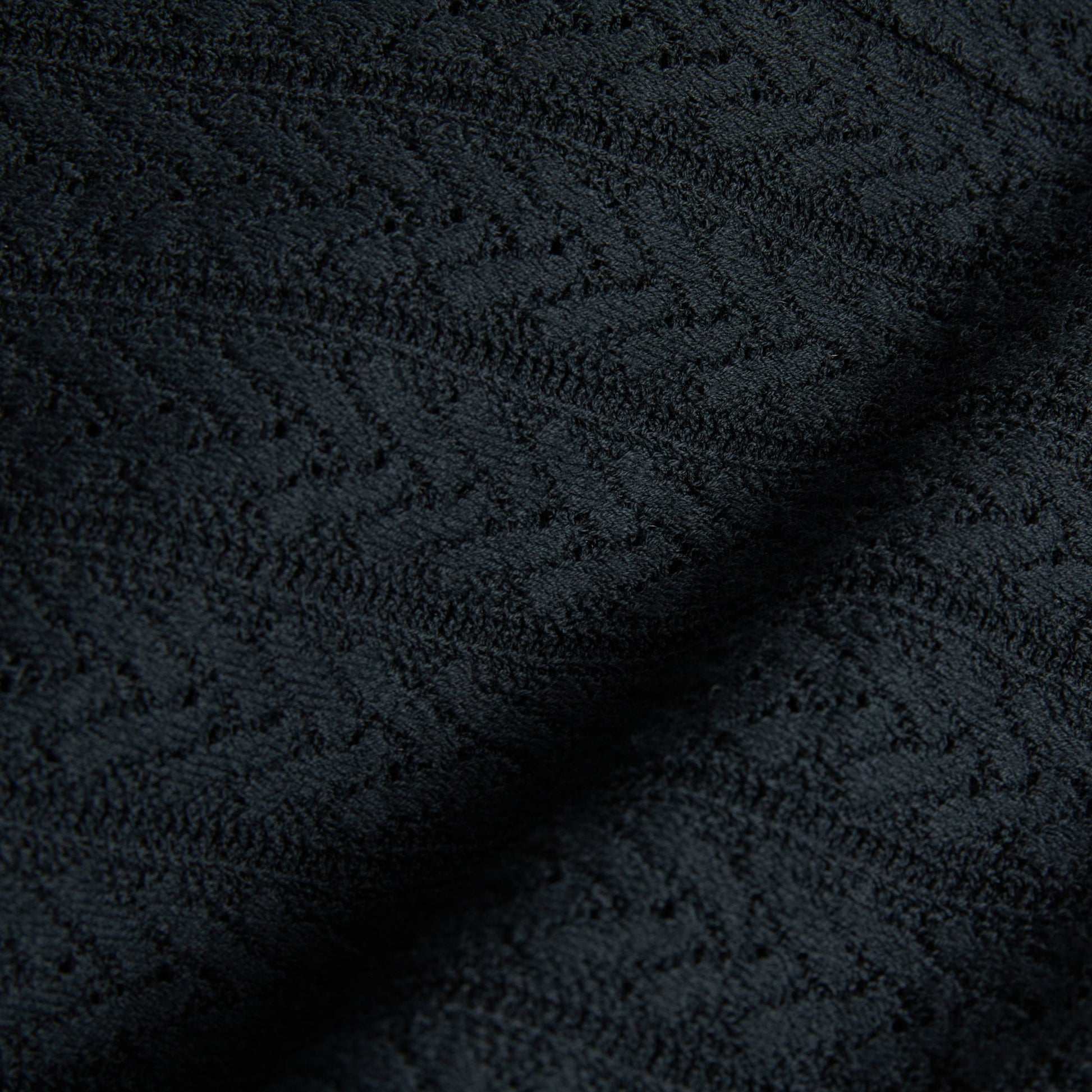 TomboyX Crochet Cabana Shirt - Black