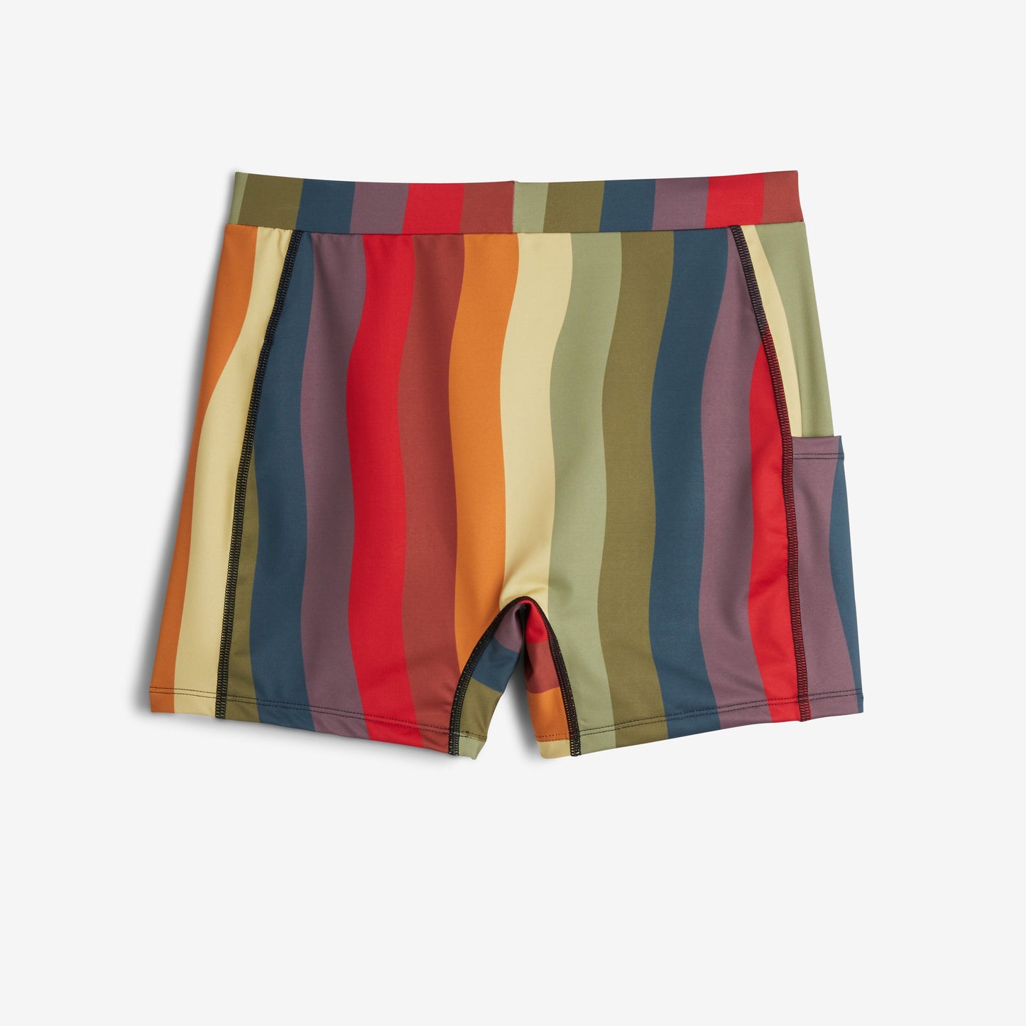 TomboyX Swim 4.5" Shorts - Rainbow Wave