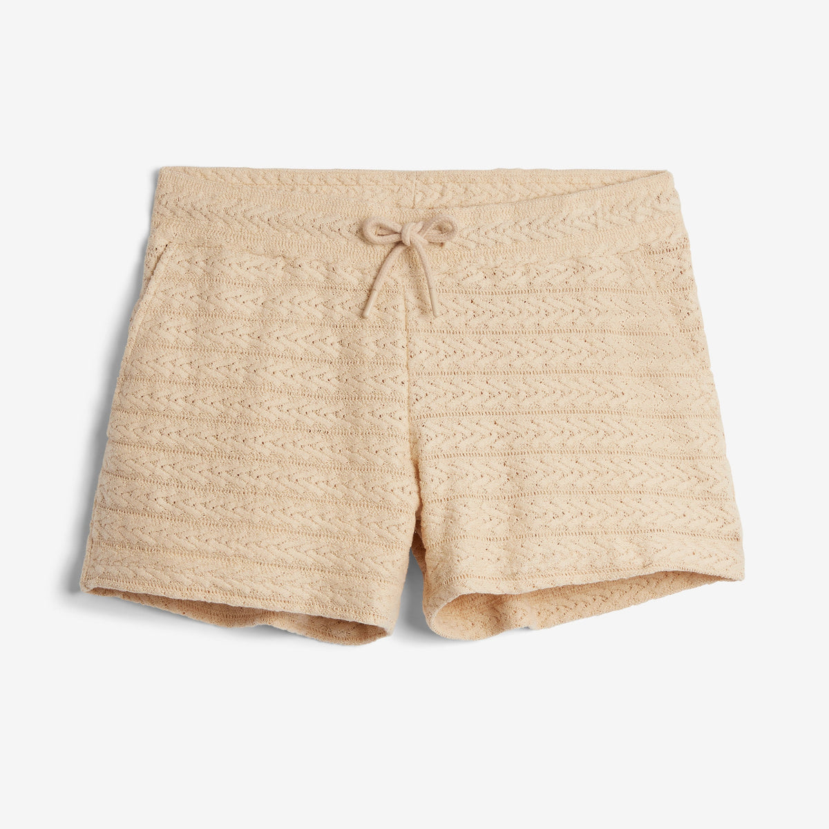 TomboyX Crochet Cabana Short - Sandshell