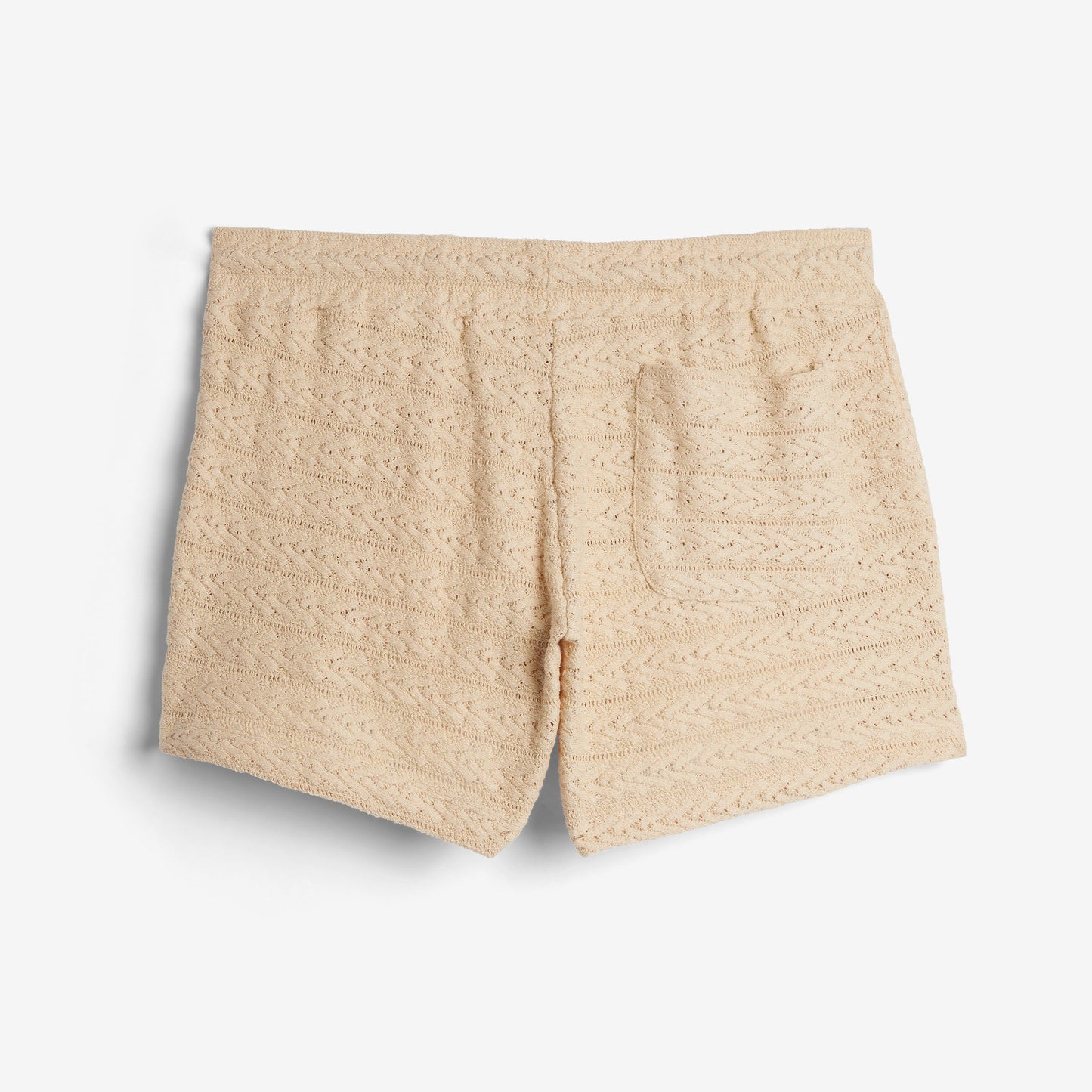 TomboyX Crochet Cabana Short - Sandshell