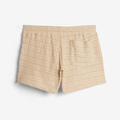 TomboyX Crochet Cabana Short - Sandshell