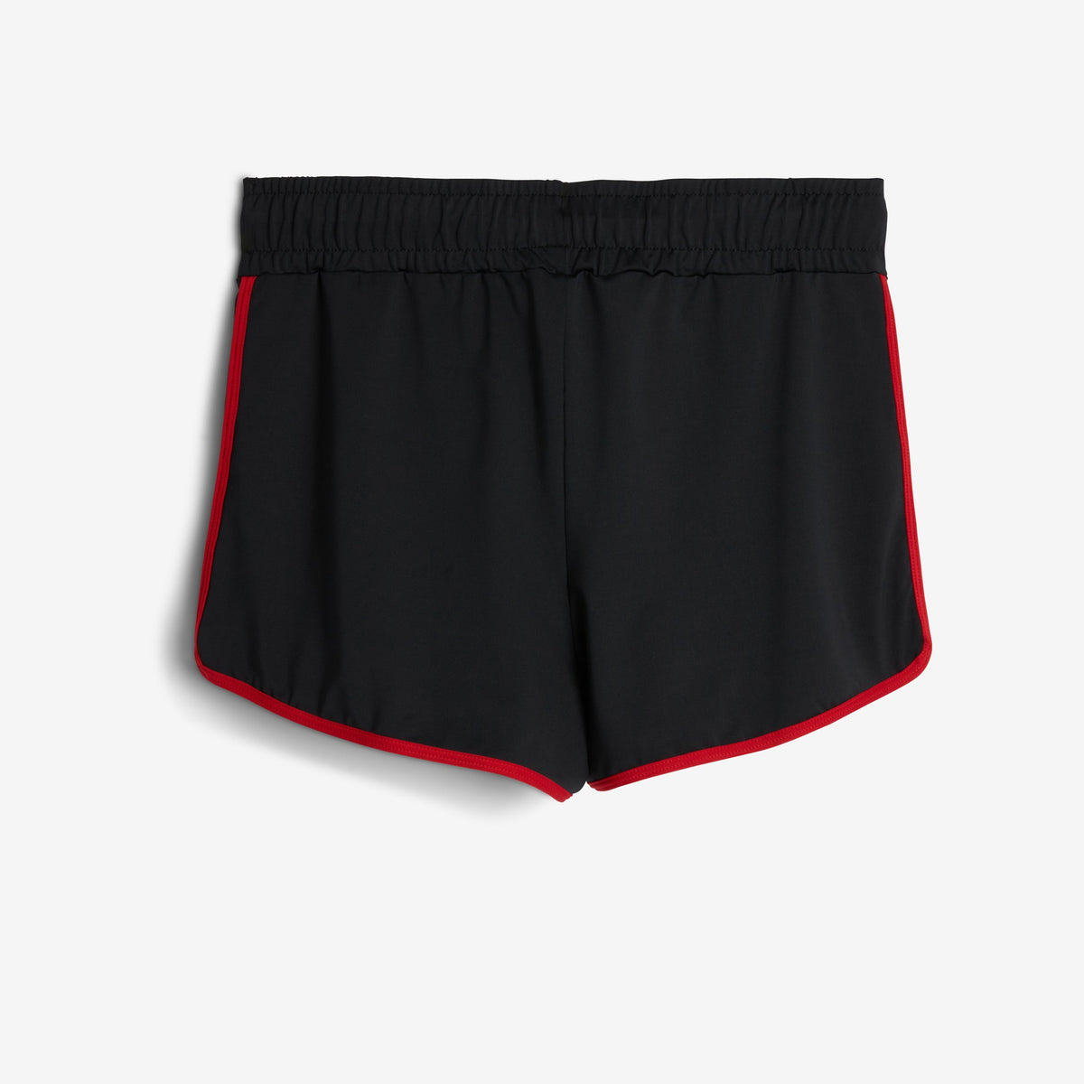 TomboyX Swim High Waisted Boy Short - Red Edge