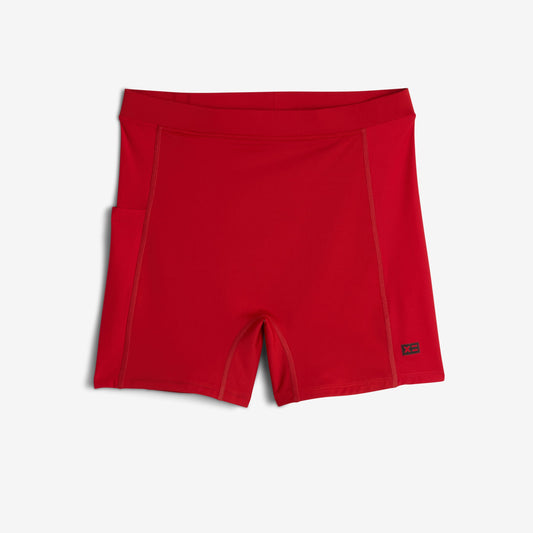 TomboyX Swim Solarmesh 4.5" Shorts - Red