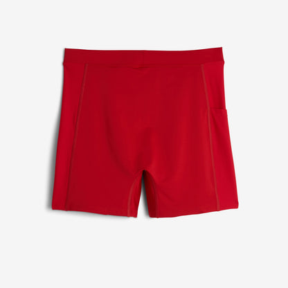 TomboyX Swim Solarmesh 4.5" Shorts - Red