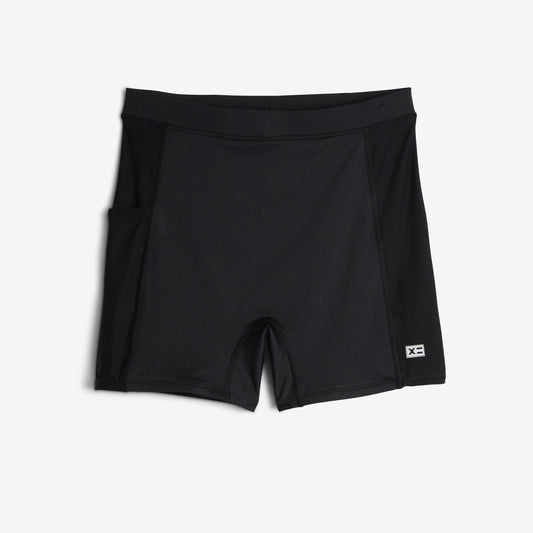 TomboyX Swim Solarmesh 4.5" Shorts - Black
