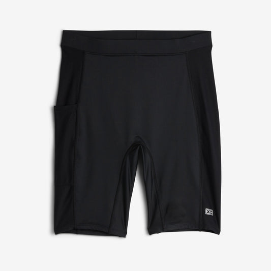 TomboyX Swim Solarmesh 9" Shorts - Black