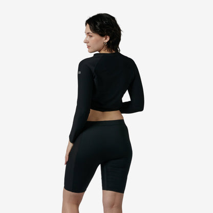 TomboyX Swim Solarmesh 9" Shorts - Black