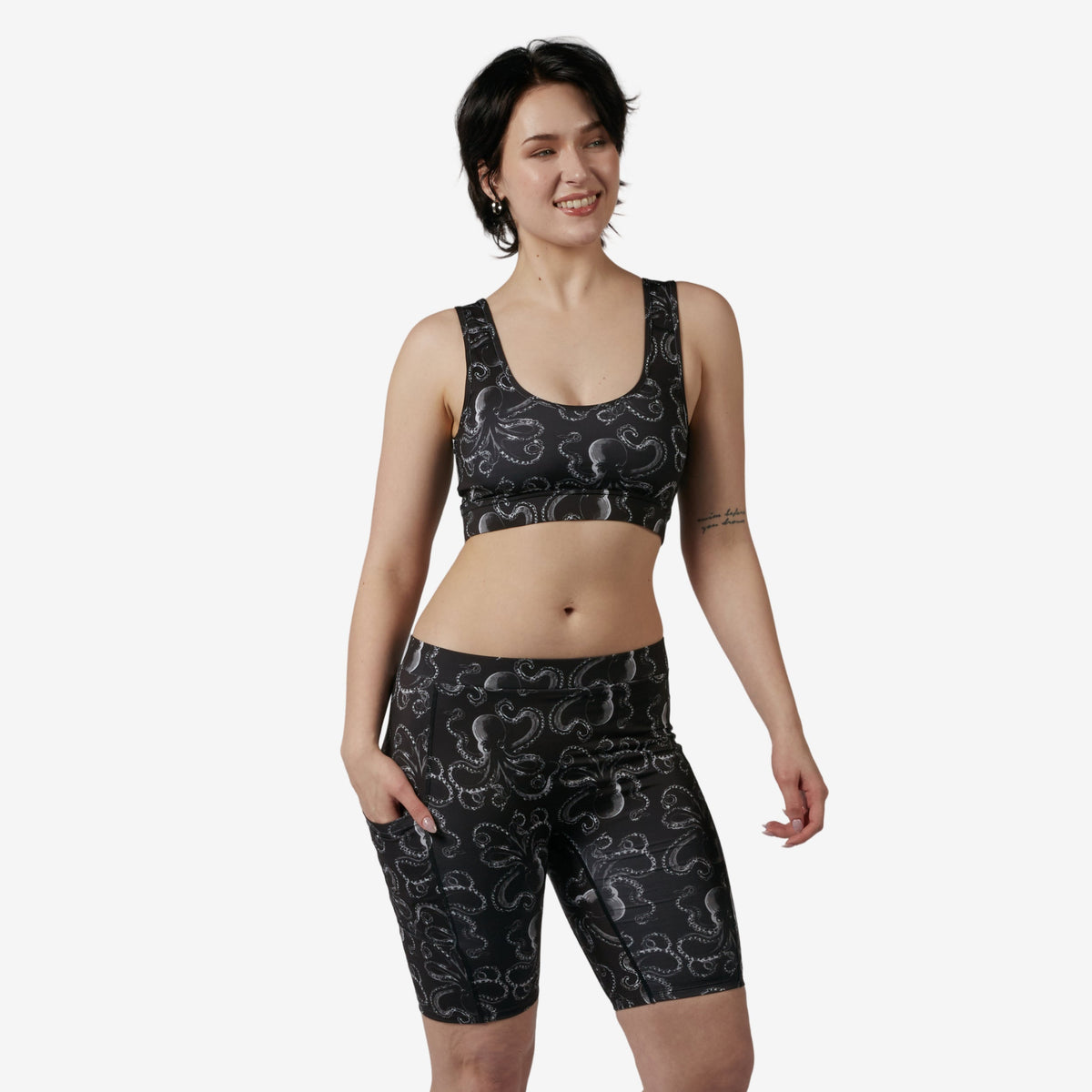 TomboyX Swim 9" Shorts with Pocket - Kraken