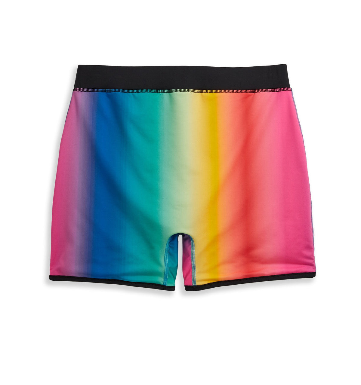 TomboyX Swim 4.5" Reversible Short - Melting Rainbow
