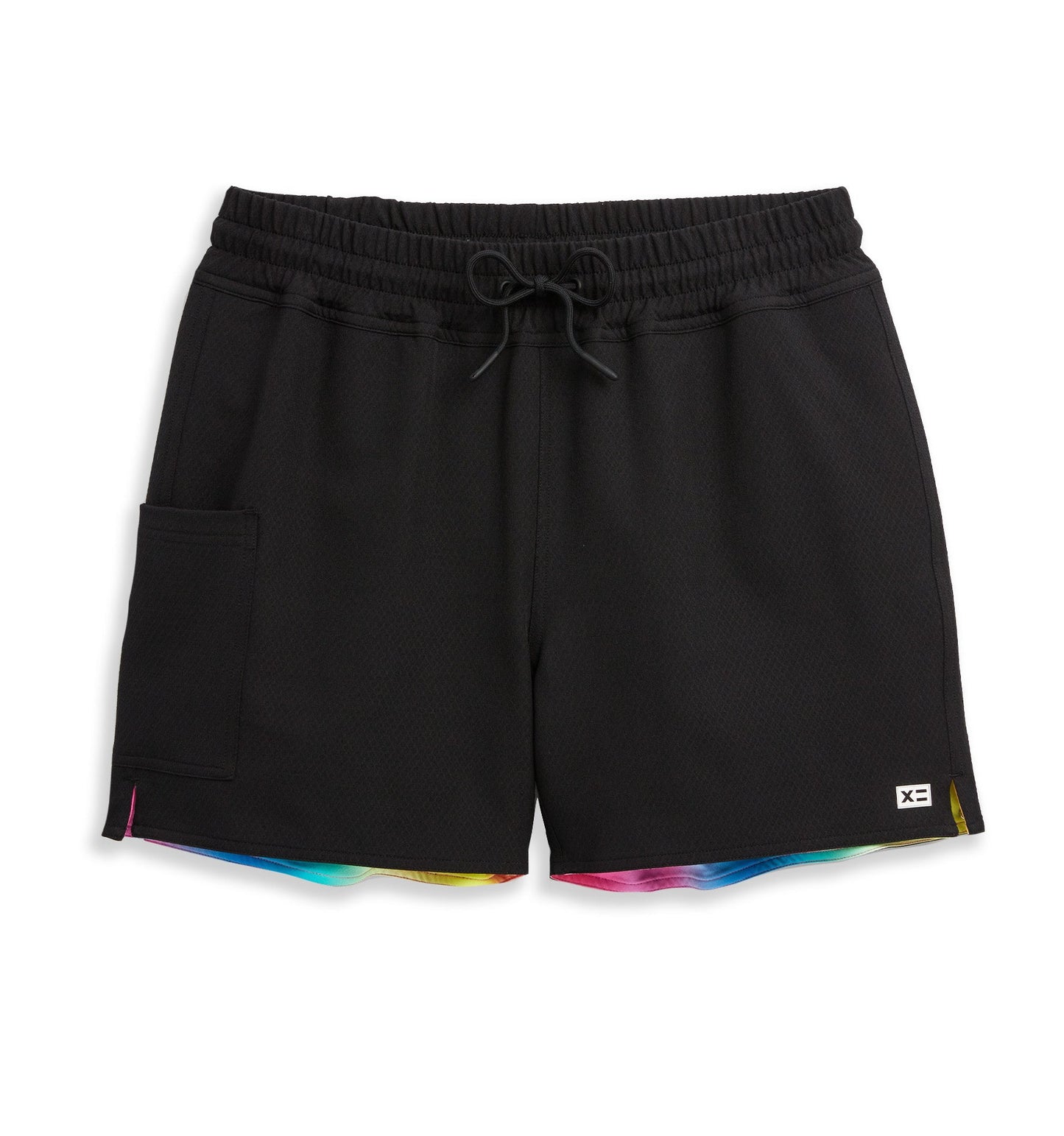 TomboyX Swim 5" Reversible Board Short - Melting Rainbow