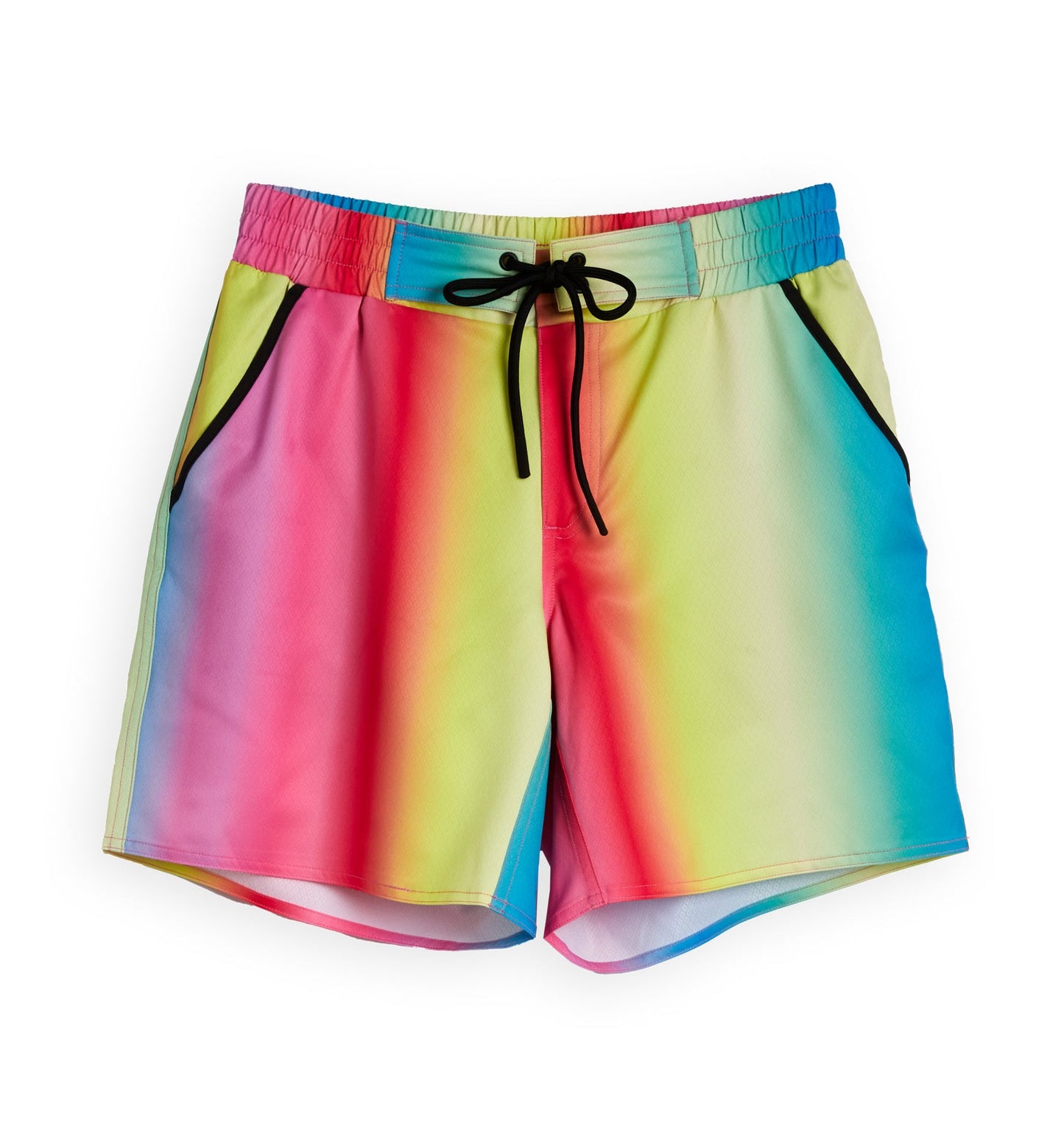TomboyX Swim 7" Heritage Board Shorts Heavy Weight - Melting Rainbow