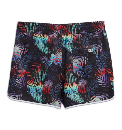 TomboyX Swim 2.5" High Waisted Board Shortie - Palm Dreams