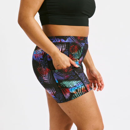 TomboyX Swim 4.5" Shorts - Palm Dreams