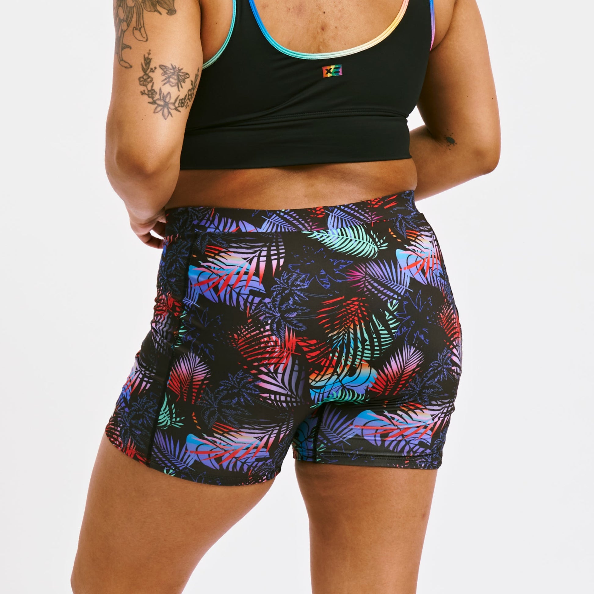 TomboyX Swim 4.5" Shorts - Palm Dreams