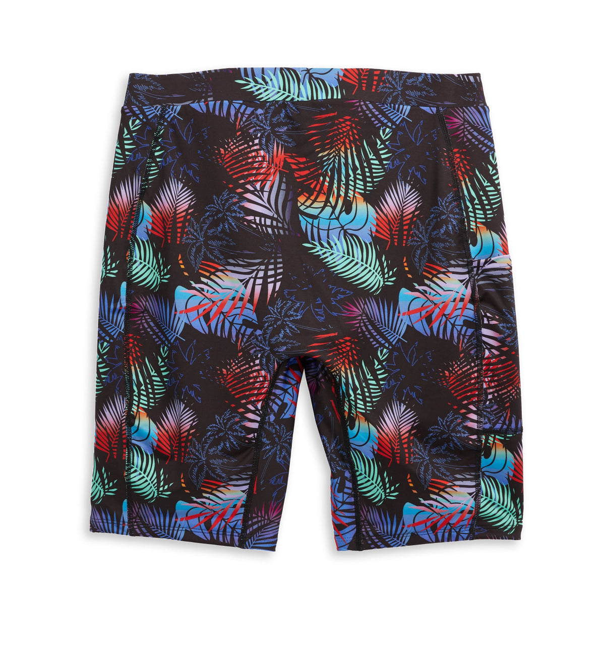 TomboyX Swim 9" Shorts with Pocket - Palm Dreams