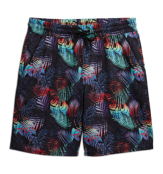 TomboyX Swim 9" Lined Board Shorts Heavy Weight- Palm Dreams