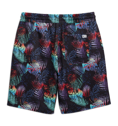 TomboyX Swim 9" Lined Board Shorts Heavy Weight- Palm Dreams