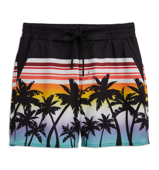 TomboyX Swim 7" Heritage Board Shorts Heavy Weight - Hawaiian Heat