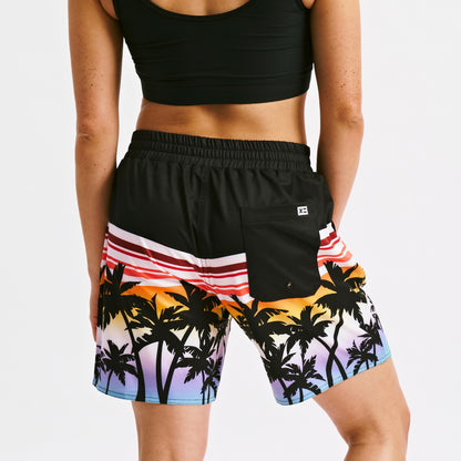 TomboyX Swim 7" Heritage Board Shorts Heavy Weight - Hawaiian Heat