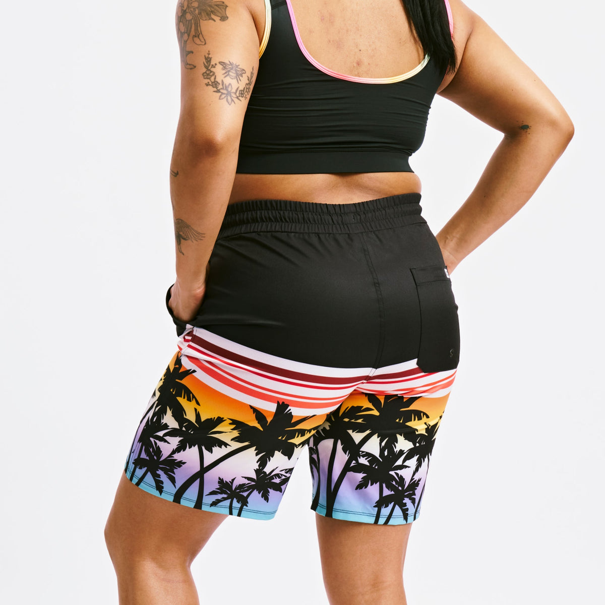 TomboyX Swim 9" Lined Board Shorts Heavy Weight - Hawaiian Heat
