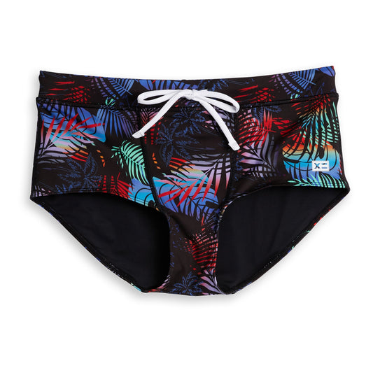 TomboyX Swim Packing Brief - Palm Dreams