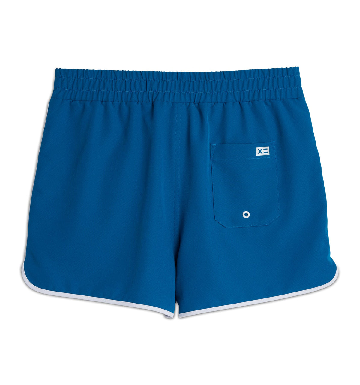 TomboyX Swim 2.5" High Waisted Board Shortie - Marina Blue
