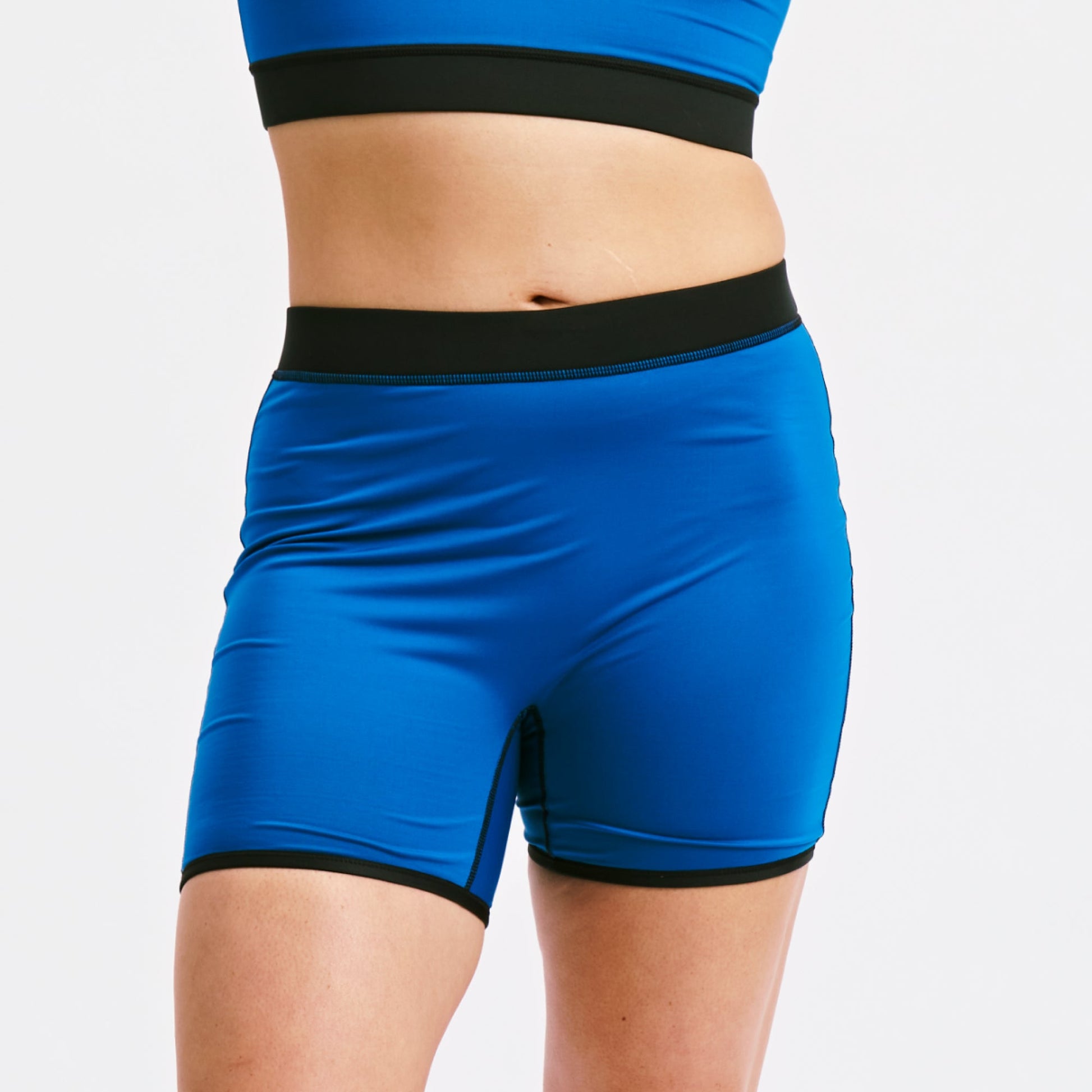 TomboyX Swim 4.5" Reversible Short - Marina Blue