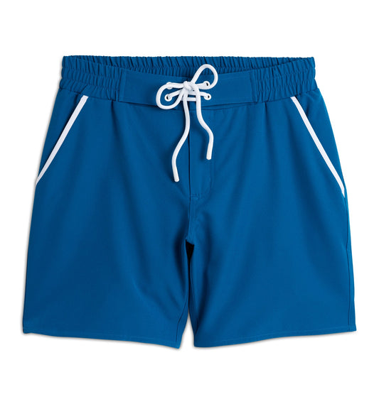 TomboyX Swim 7" Heritage Board Shorts Heavy Weight - Marina Blue