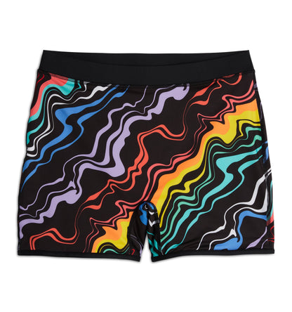 TomboyX Swim 4.5" Reversible Short - Making Waves