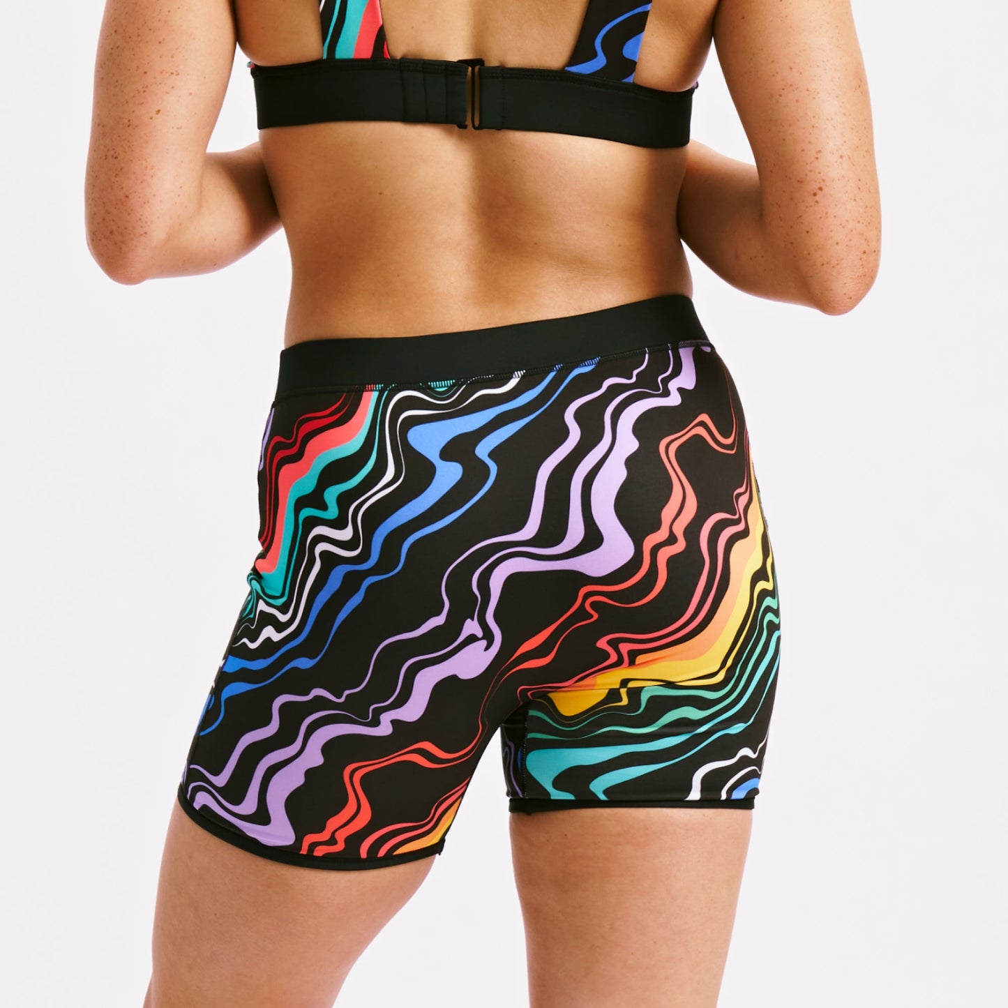 TomboyX Swim 4.5" Reversible Short - Making Waves