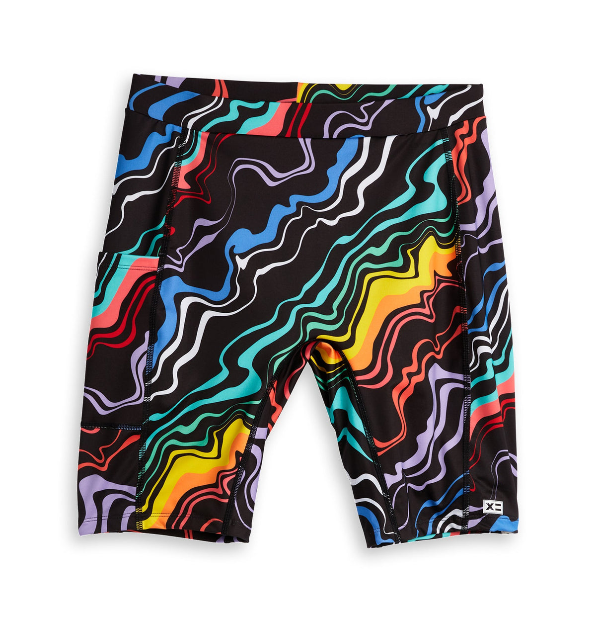 TomboyX Swim 9" Shorts with Pocket - Making Waves