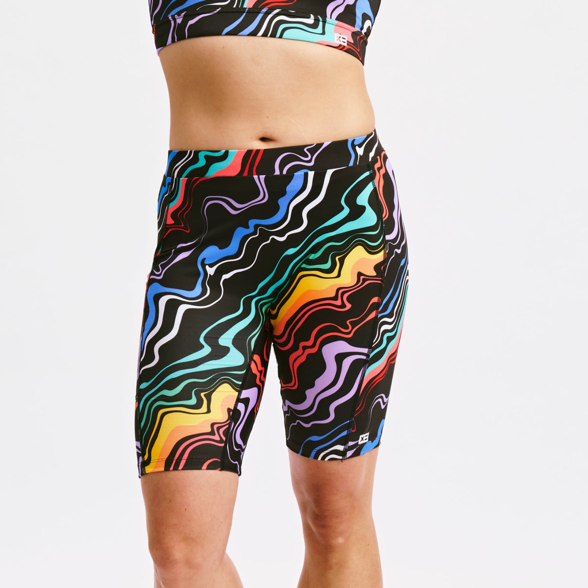 TomboyX Swim 9" Shorts with Pocket - Making Waves