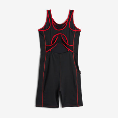 TomboyX Swim 6" Racerback Unisuit - Red Edge