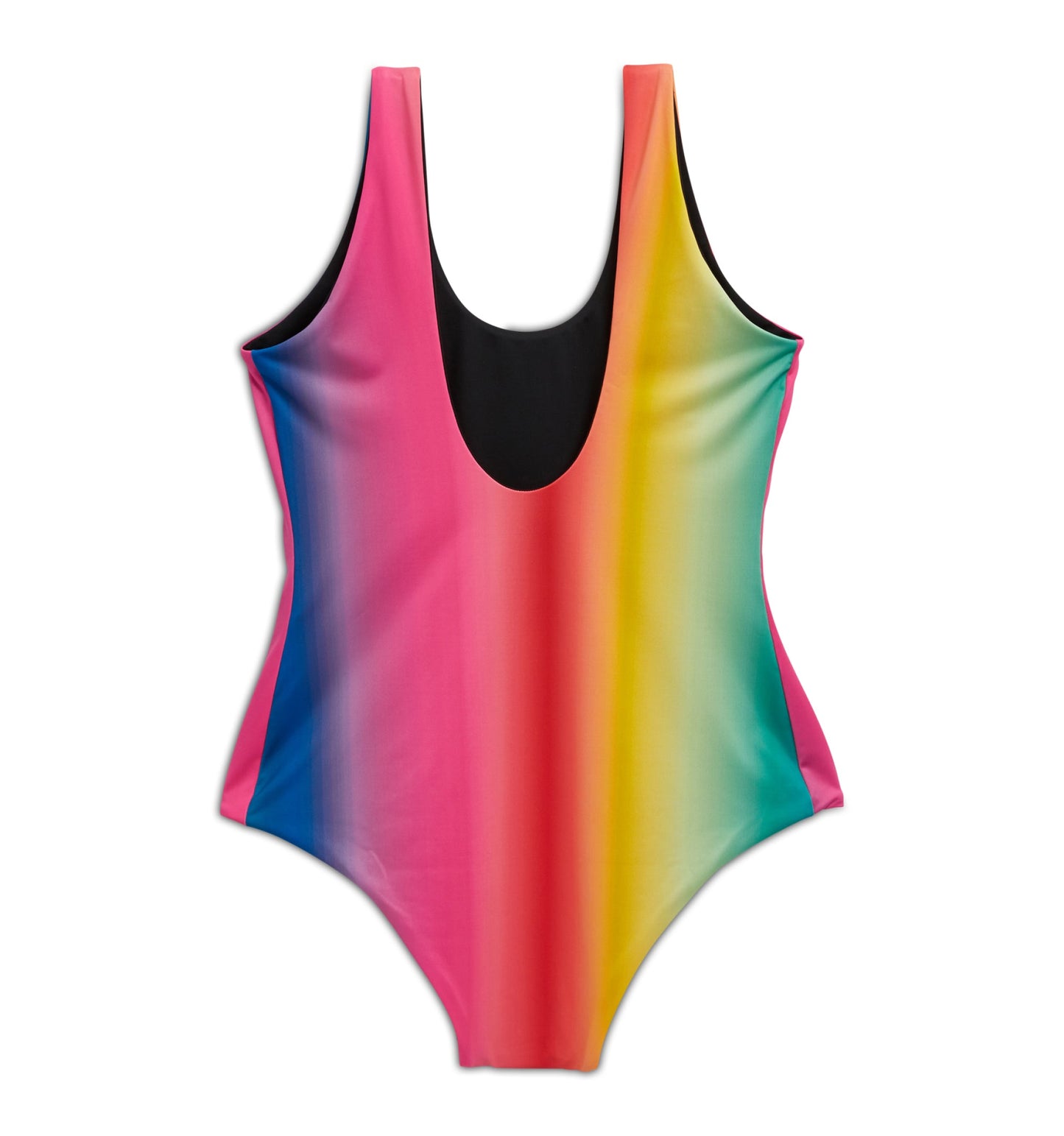 TomboyX Swim Reversible One-Piece - Melting Rainbow