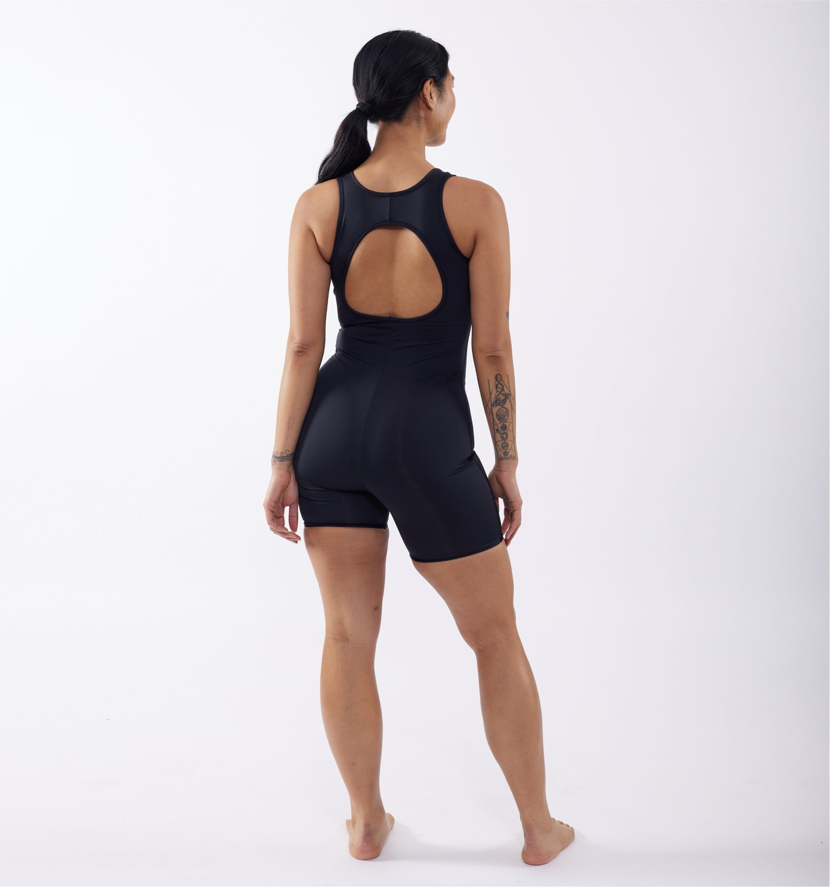 TomboyX Swim 6" Reversible Sleeveless Unisuit - Melting Rainbow