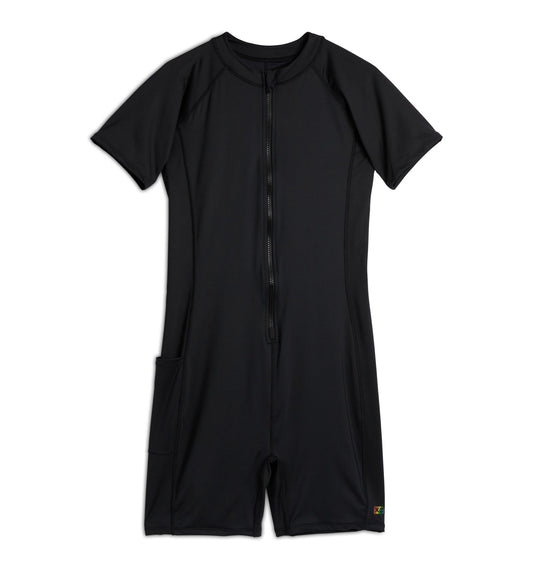 TomboyX Swim 6" Unisuit - Black