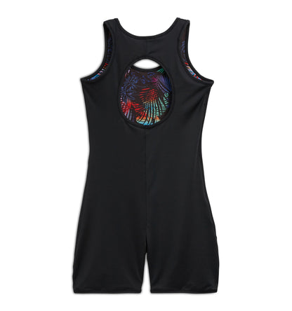 TomboyX Swim 6" Reversible Sleeveless Unisuit - Palm Dreams