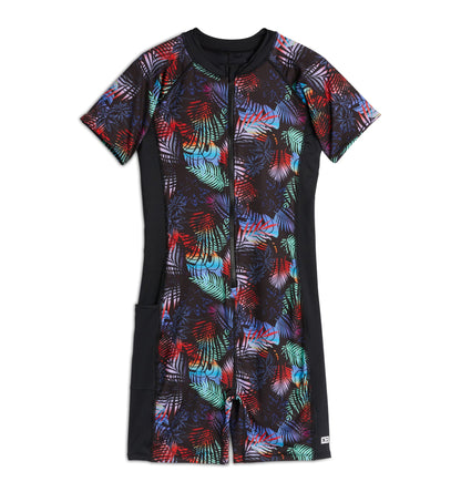 TomboyX Swim 6" Unisuit - Palm Dreams