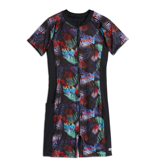 TomboyX Swim 6" Unisuit - Palm Dreams