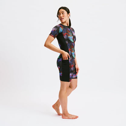 TomboyX Swim 6" Unisuit - Palm Dreams