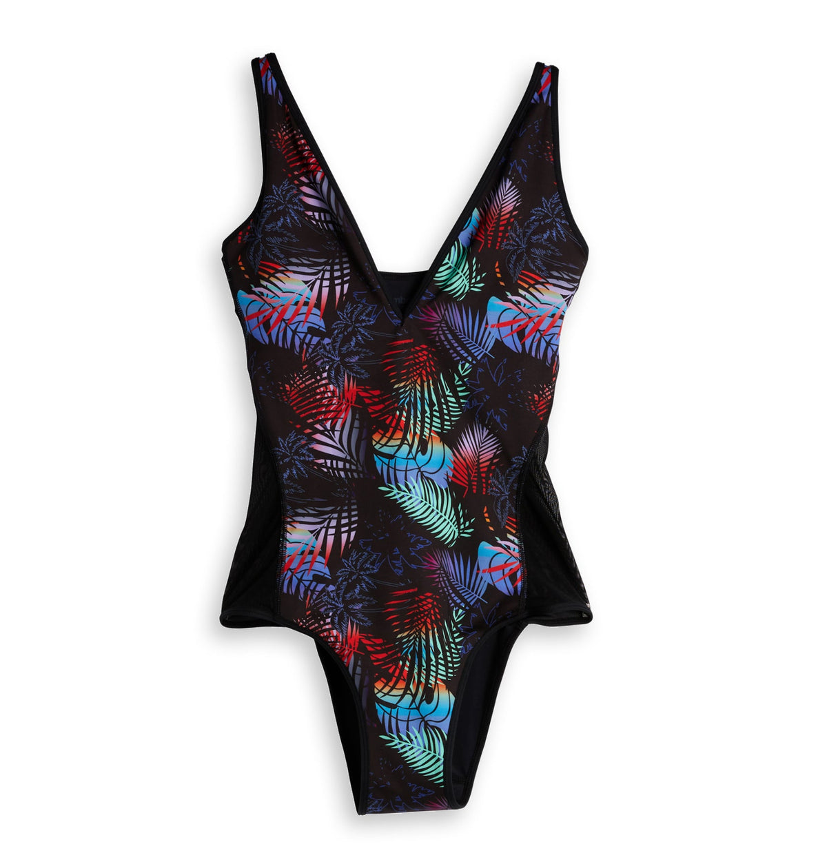 TomboyX Swim Tucking One-Piece - Palm Dreams