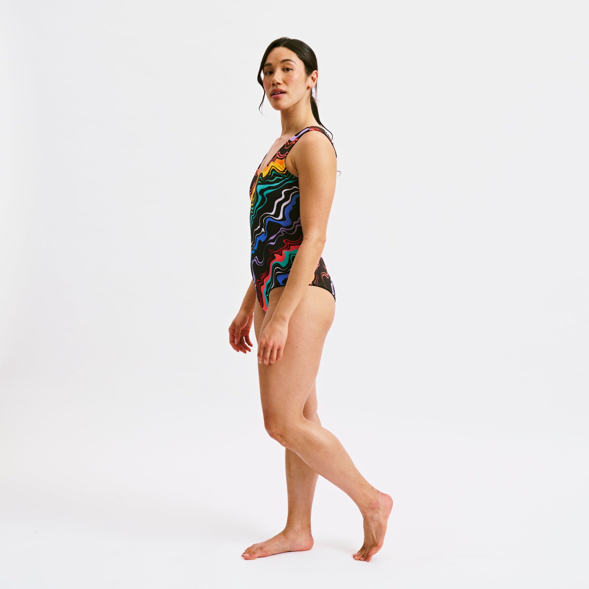 TomboyX Swim Reversible One-Piece - Making Waves