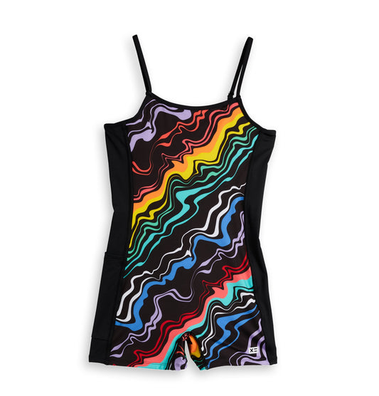 TomboyX Swim 3.5" Skinny Strap Unisuit - Making Waves