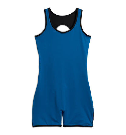 TomboyX Swim 6" Reversible Sleeveless Unisuit - Marina Blue