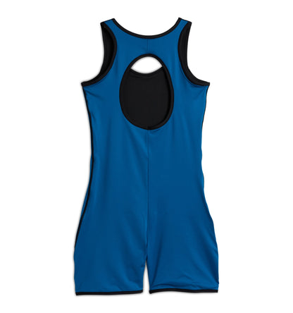 TomboyX Swim 6" Reversible Sleeveless Unisuit - Marina Blue